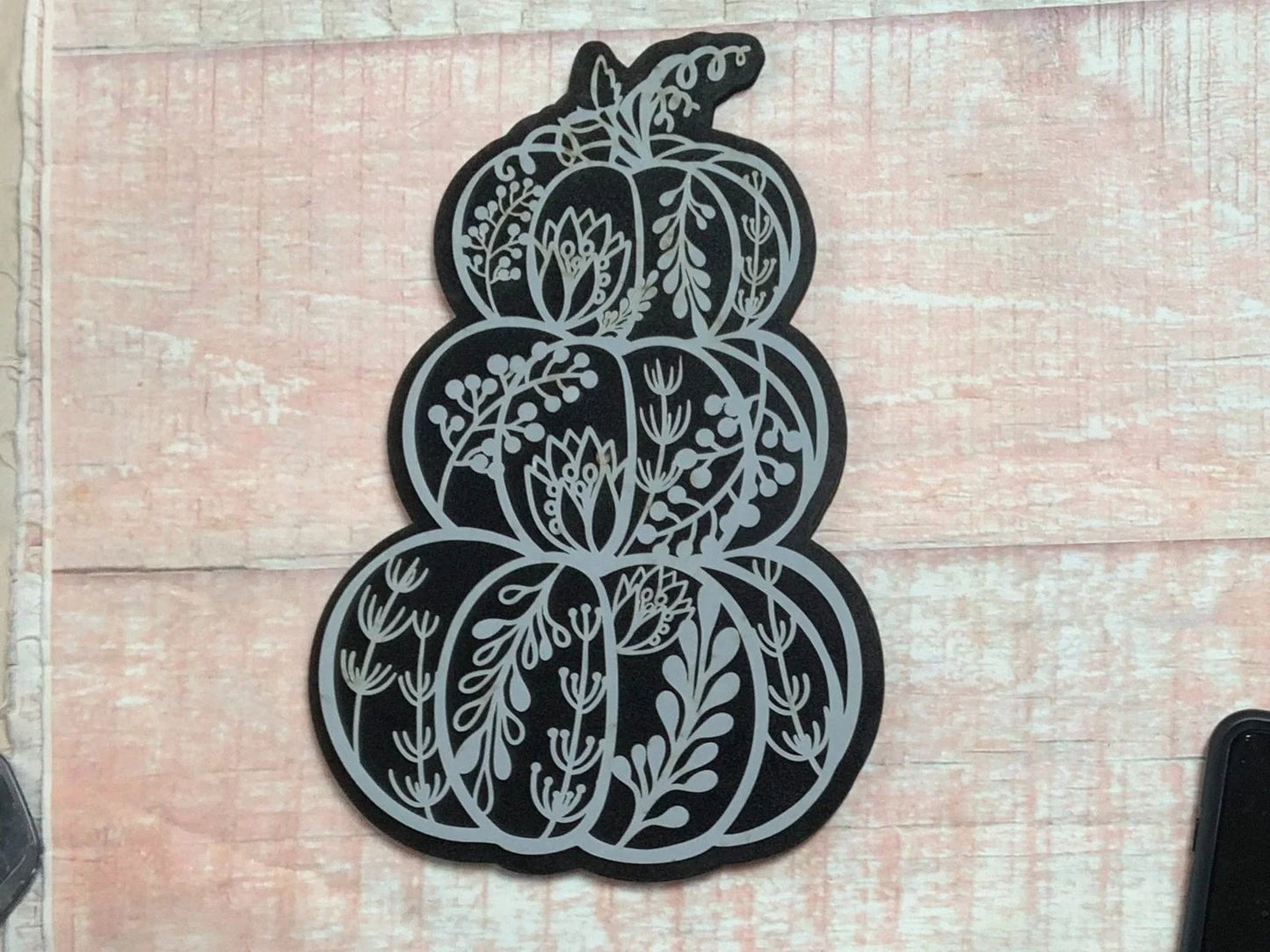 Fall Floral Farmhouse Stencil - (Templates are available separately here)