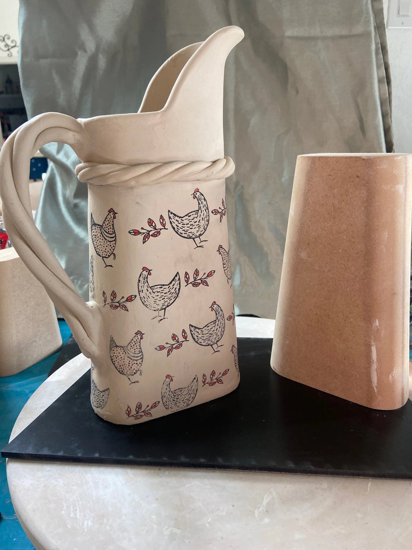 Triple Rising Vases - templates are in this listing separately