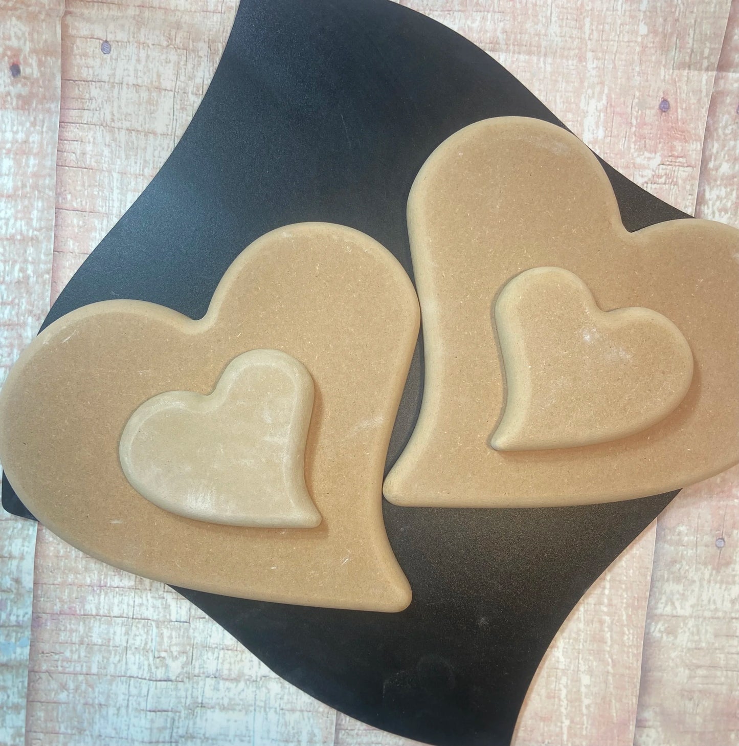 Mirrored Image Whimsical Heart Dual Drapes Mirror Image (these are opposite direction or the original Whimsical Hearts)