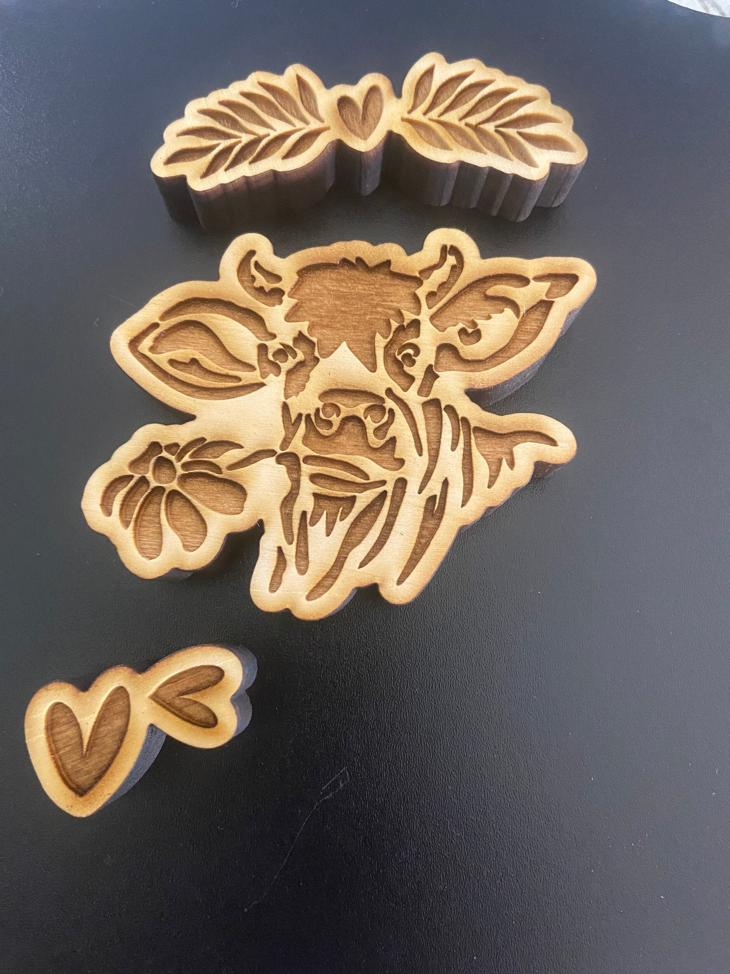Ms MooMoo 3pc stamp set