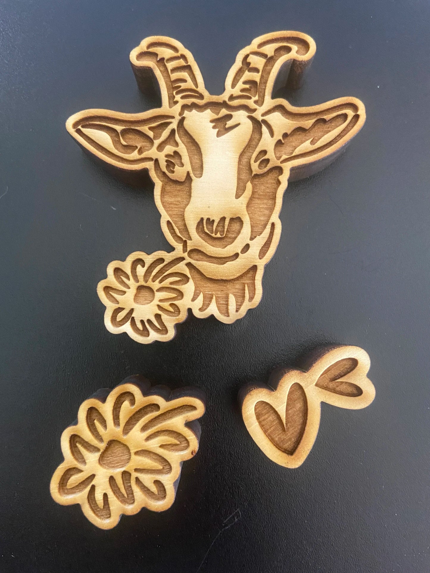 Mr Goatie 3 pc stamp set