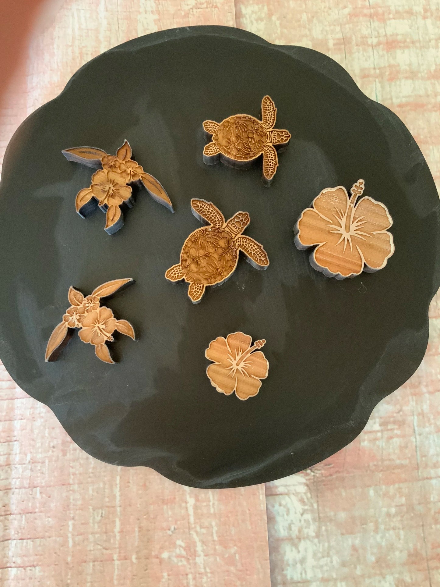 Turtle Biscus Stamps