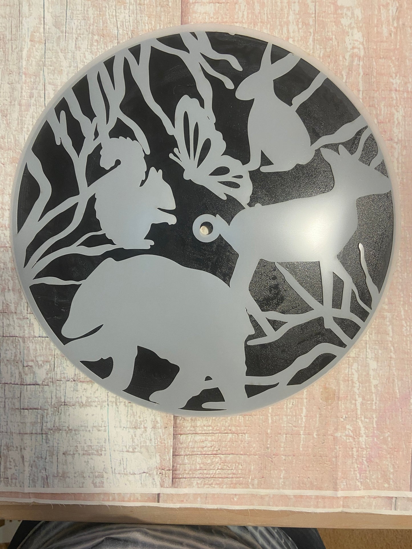 Woodland Animals Round Stencils