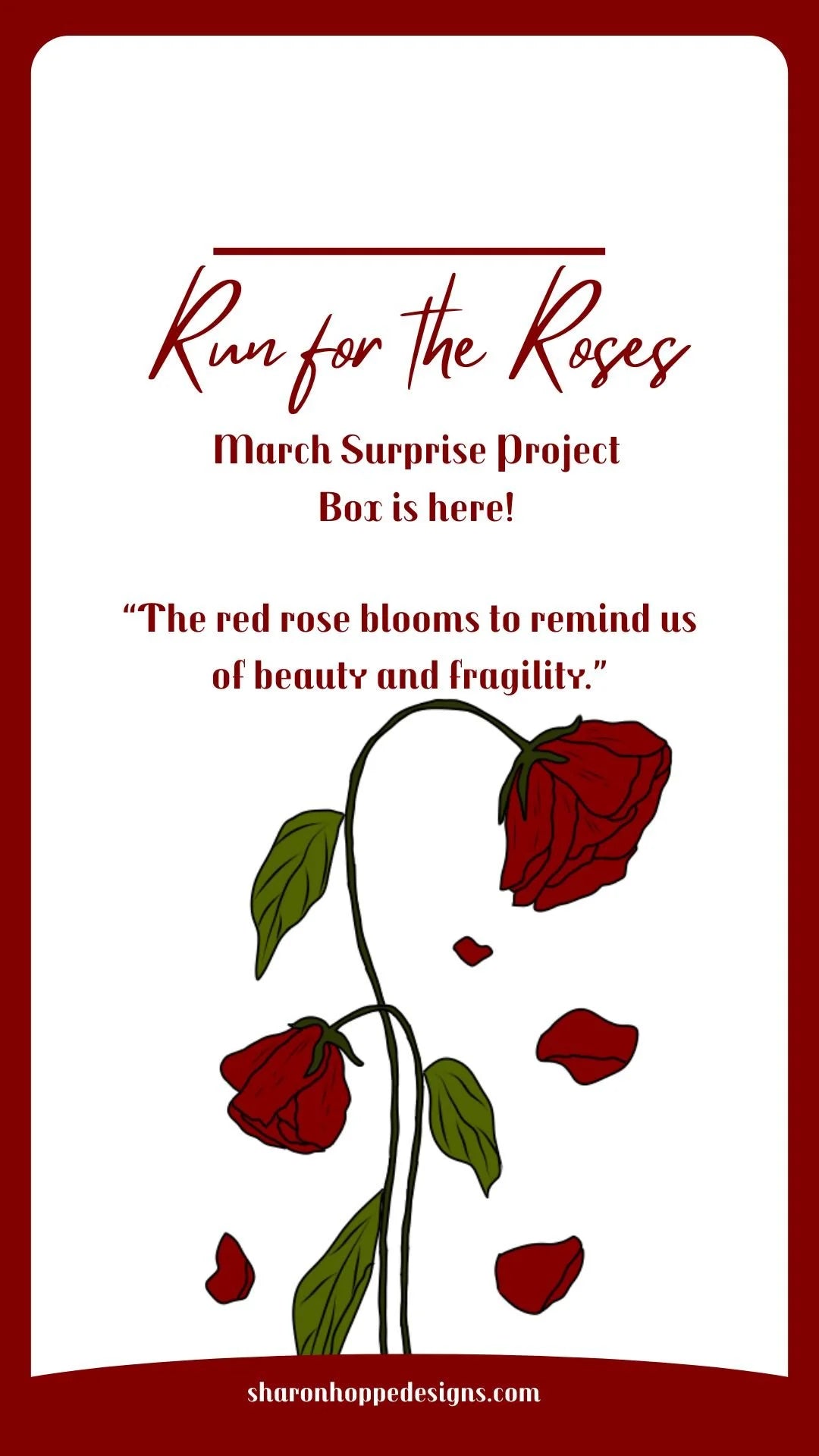 March 2026 Surprise Project Box - Run for the Roses