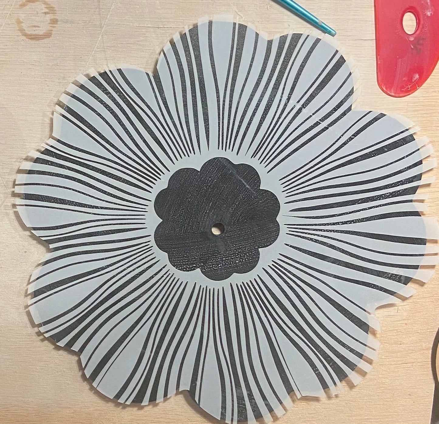 Eye of the Storm Stencil