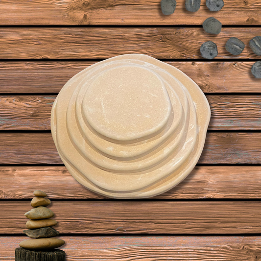 Stepping Stones 5 pc Organic Chunkie Dinnerware or project set (1-inch-thick forms)