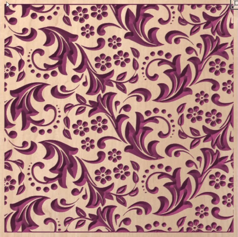 Leather Flourish and Dots