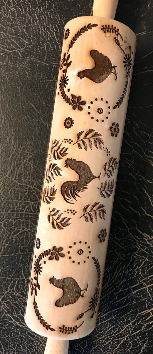 12 inch Fleur De Chicken