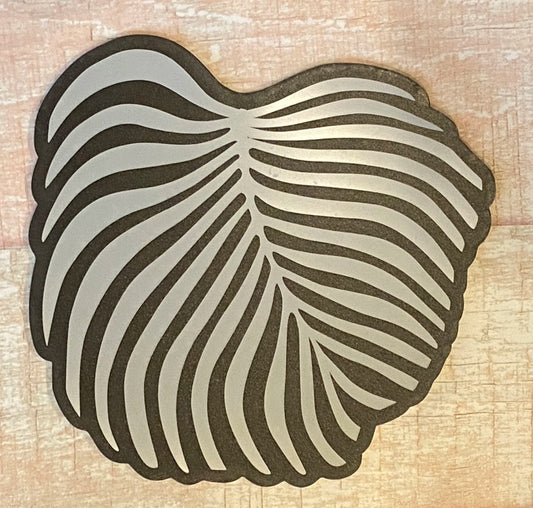Blowing Palms Leaf (2 pc  each Stencil)