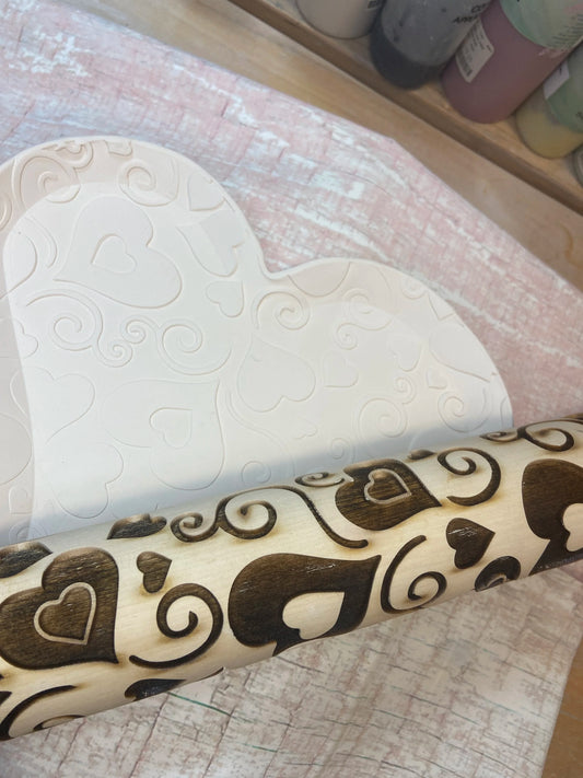 Oh My Heart Rolling PIn ( Available in both 12 inch and 7 inch sizes)