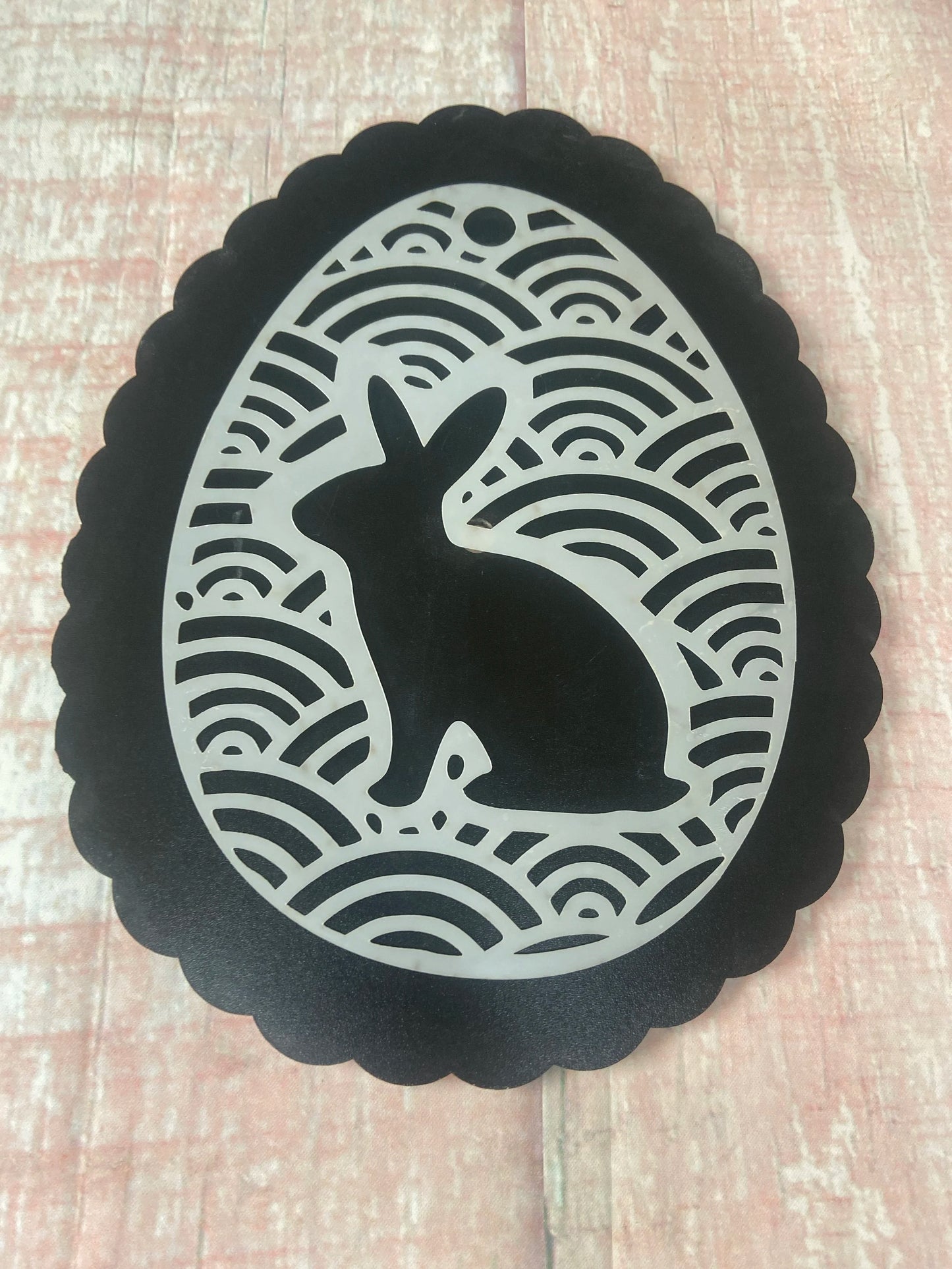 Wavey Bunny  Egg-Tastic Spring / Easter Stencils