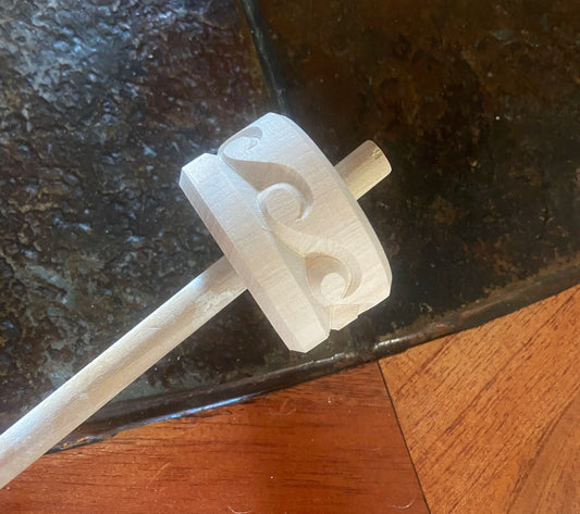 3D carved The Montana Wave 1 inch Textured Roller