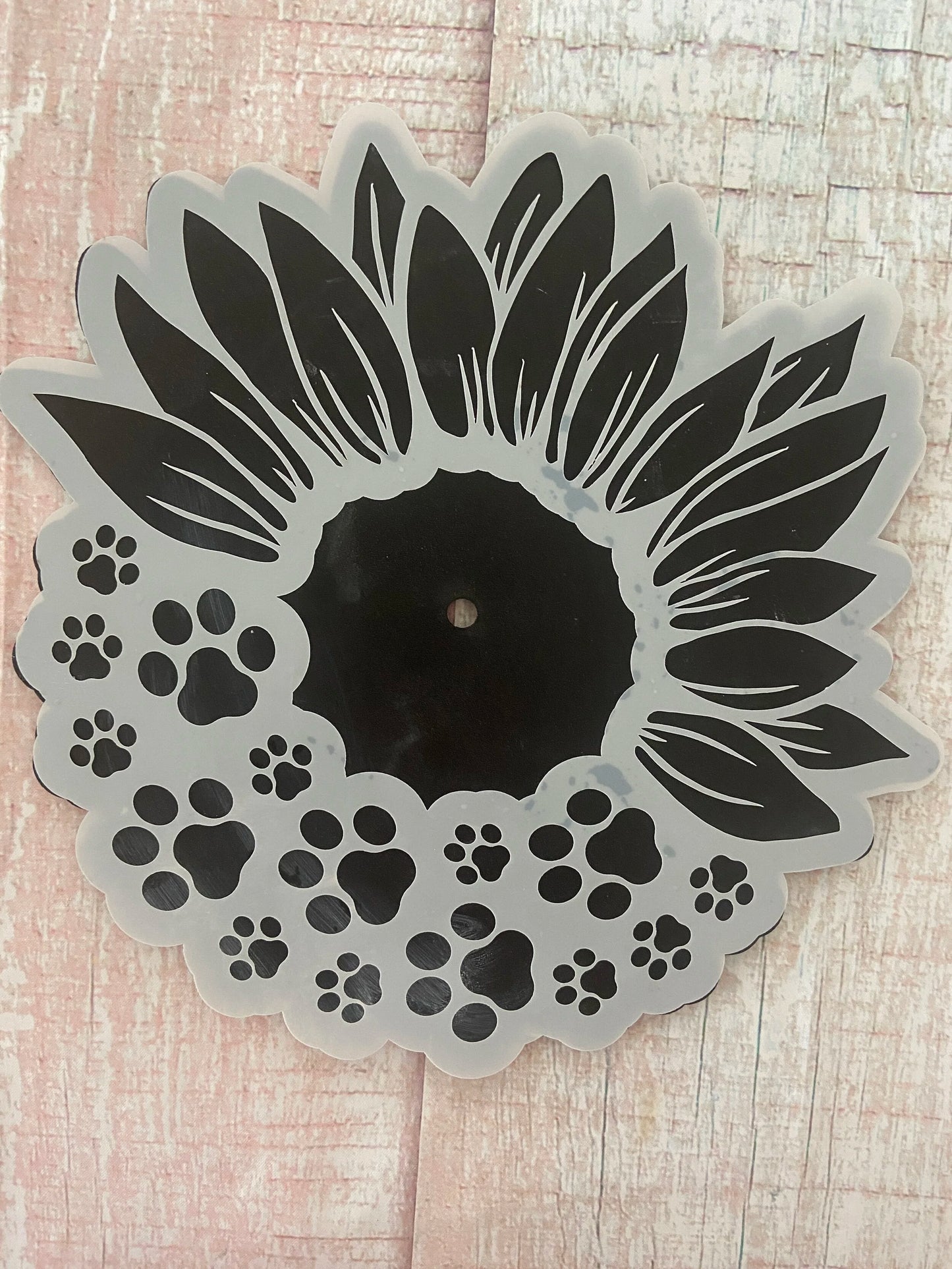 Sunny Paws  W/  Template
