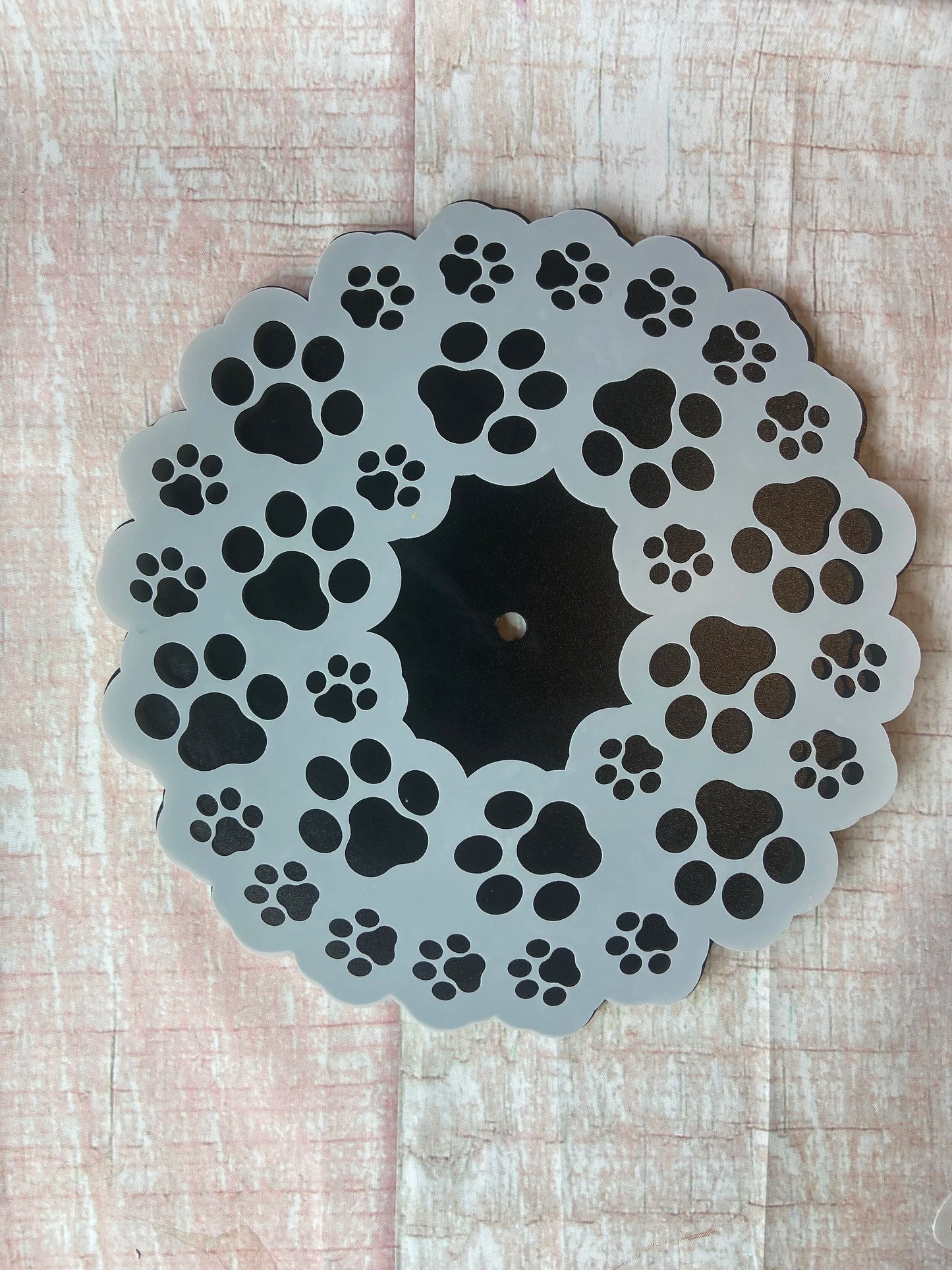 Puppy Paws  W/  Template