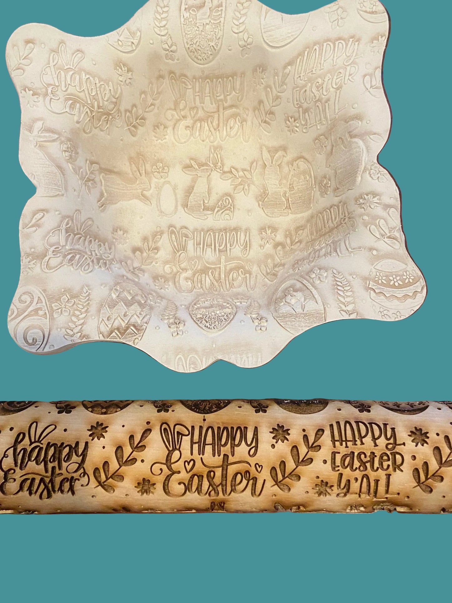 Happy Easter Party Rolling Pin