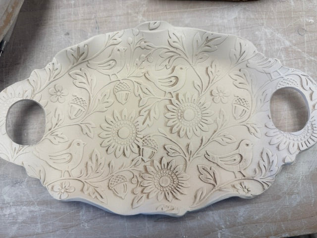 SSASY Silver Platter Rim Template with handles
