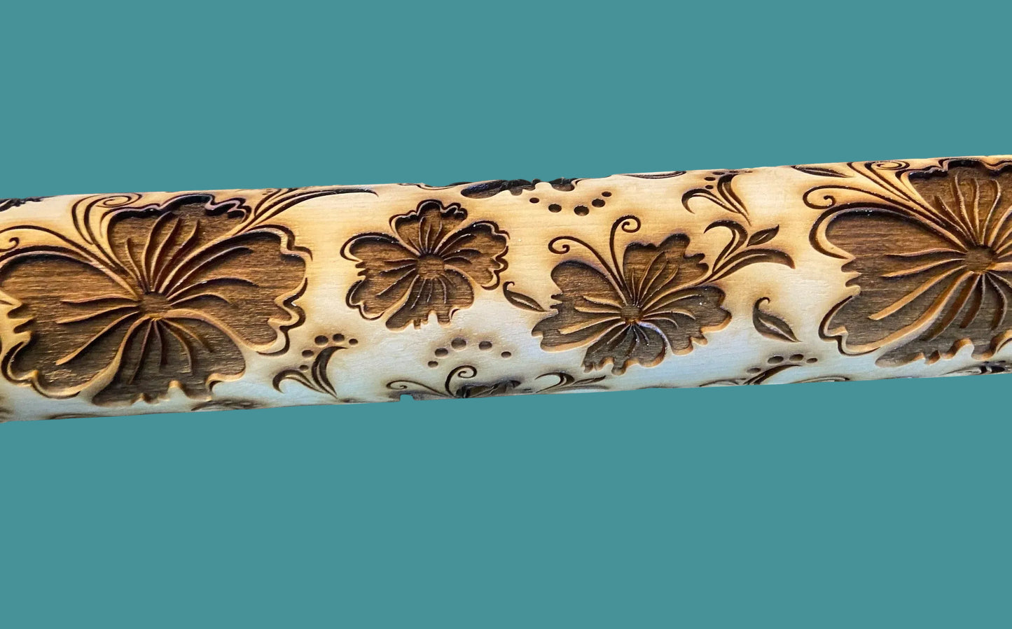 Butterfly Flowers Rolling Pin