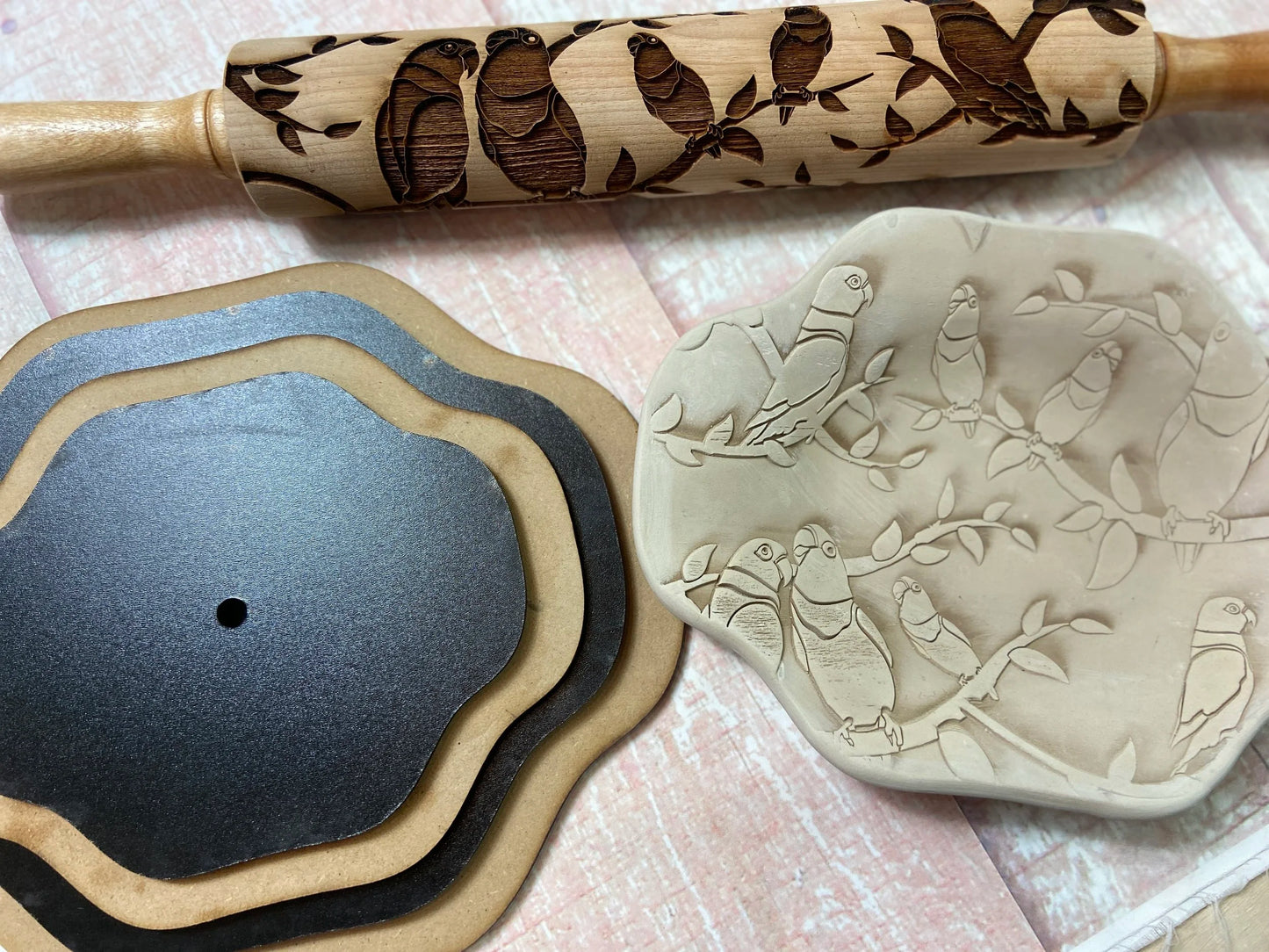 Wavy Ovals RIM Templates