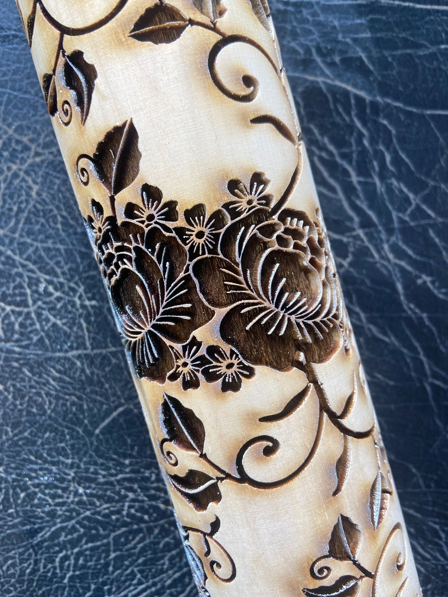Peony Party Textured Rolling Pin