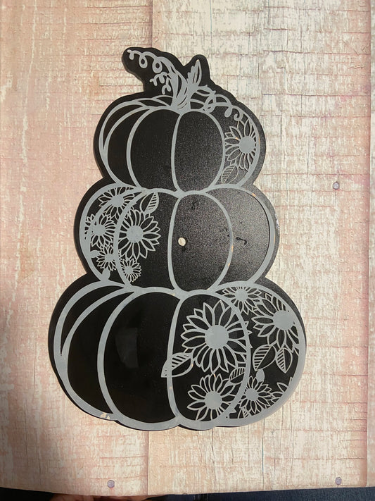 Fabulous Sunflower Stacked Pumpkins Stencils - Templates are available separately  here