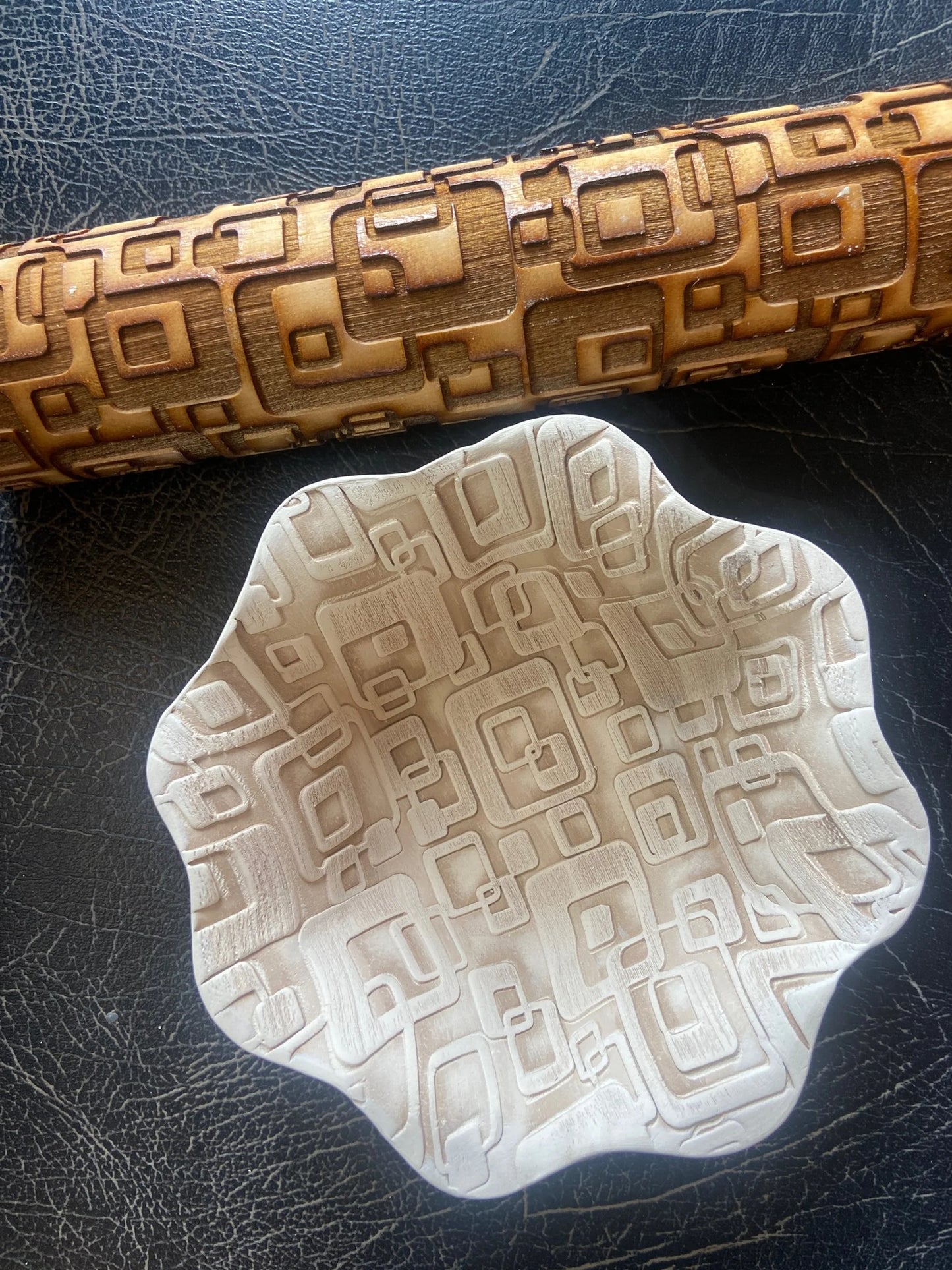 Square Dancer Rolling Pin