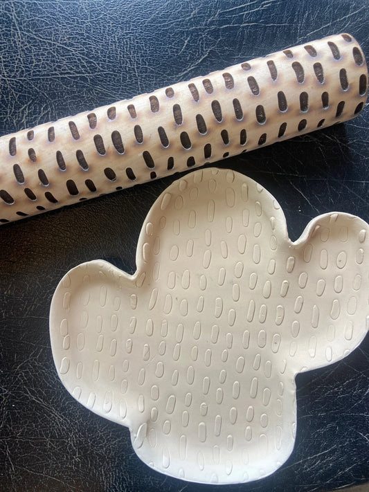 Cactus Rain Rolling Pin