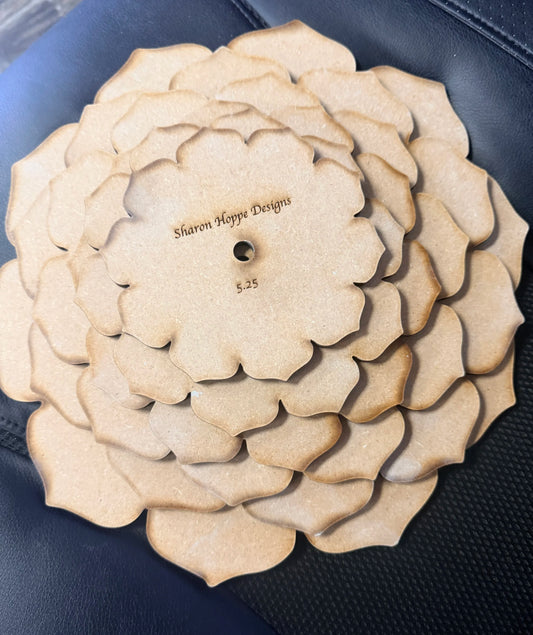 Bloomin Dahlia Petals RIM Templates