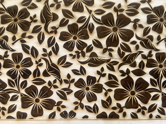 Falling Flowers Textured Board