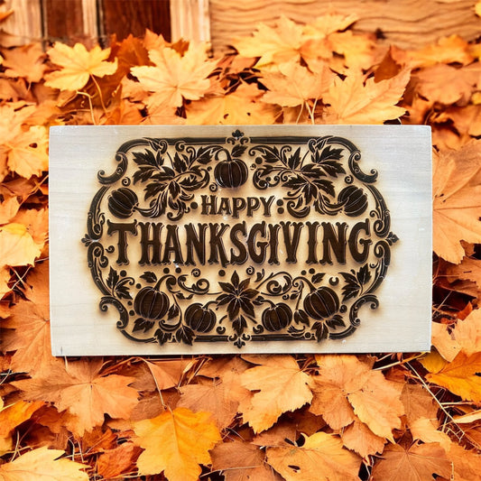 Happy Thanksgiving Texture Board