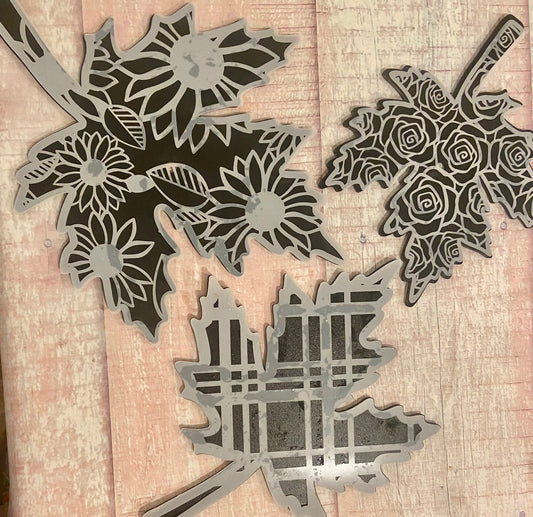 Maple Leaf Mania Stencil (Mix and Match) Templates  are available here separately