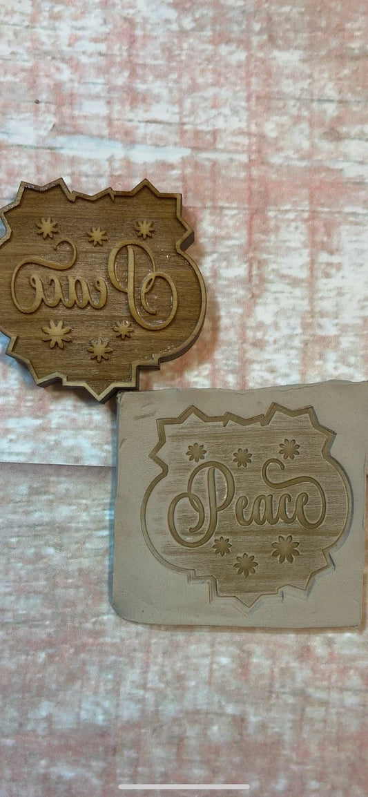 Peace  3 inch Stamp