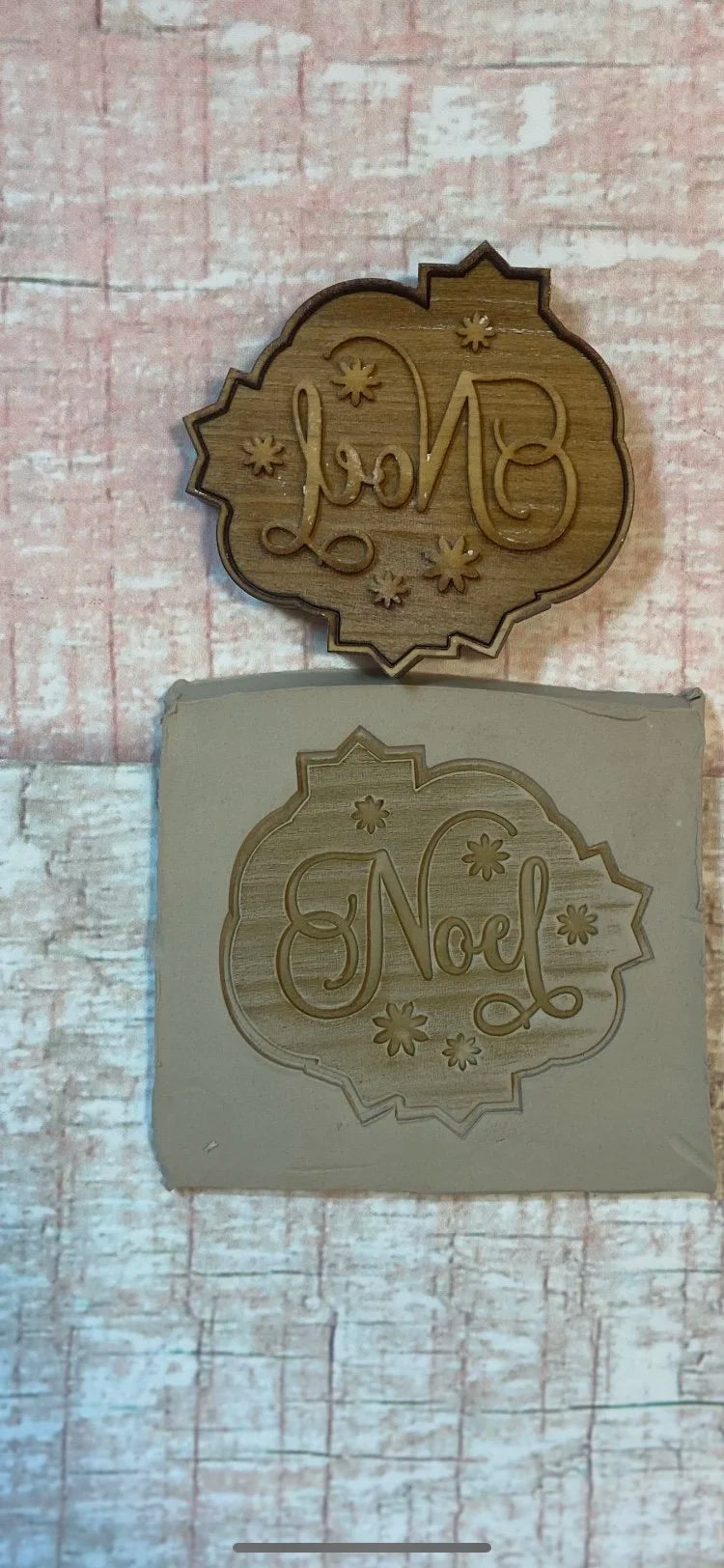 Noel 3 inch Stamp