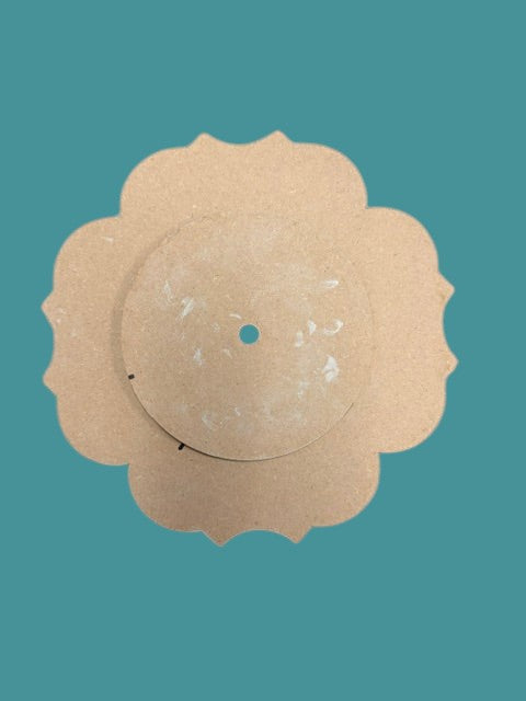 Sharon Hoppe Designs Sassy Blooms Press n Swoops two-piece clay template system with a floral petal edge design